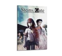 MZKSUERS Steins;Gate - Póster decorativo de animé para pared e impresión artística moderna para dormitorio familiar, 20 x 30 cm