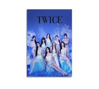 MZKSUERS TWICE - Póster fotográfico del grupo K-Pop, pintura decorativa, lienzo, póster de pared e imagen artística moderna para decoración de dormitorio familiar, 12 x 18 pulgadas (30 x 45 cm)