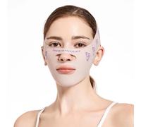 MZLUWM Beauty Face Sculpting - Máscara para dormir, reductor de barbilla, máscara facial adelgazante en forma de V, máscara facial reutilizable con forma de levantamiento, banda antienvejecimiento y