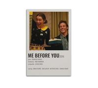 MZMCXNFW Póster decorativo de la película Before I Met You, 4 pósteres decorativos para pared e impresión artística moderna para dormitorio familiar, 30 x 45 cm