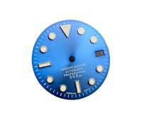MZMZM Esfera de Reloj Mariner Luminosa Verde de 28,5mm sin Logotipo Adecuada(Beige)