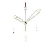 MZMZM Manecillas de Reloj Rojas, Plateadas, Doradas, Verdes, Luminosas, 6 Unidades por Juego(9)