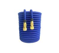 MZMZM Manguera de jardín for el hogar, Manguera de riego Extensible de Agua, Manguera Flexible de Alta presión for Lavado de Coches, Manguera mágica for riego de jardín(Blue,50ft)