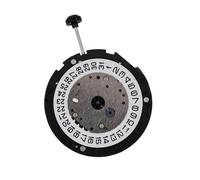 MZMZM Movimiento de Cuarzo Reloj de modificación de visualización de posición de Fecha Blanco 3H