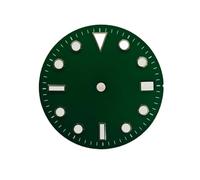 MZMZM Reloj con Logotipo Personalizado, Esfera Azul Luminosa, Calendario único, personalización, Reloj DIY(01,Custom Logo dial)