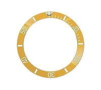 MZMZM Reloj mecánico de Buceo for Hombre con Bisel cerámico Inclinado en Color Negro y Amarillo de 38 mm(4)