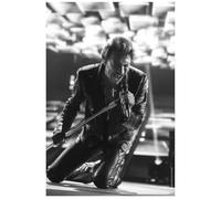 MZOwallpaper Poster De Johnny Hallyday Retrato De Estrella De Rock Cuadro Fotográfico En Lienzo Para La Decoración Del Hogar En La Sala De Estar 50X70 Cm Sin Marco