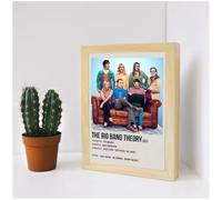 MZOwallpaper Poster De La Serie The Big Bang Theory Cuadro Decorativo Para Pared Ideal Para Sala De Estar Bar Cafetería O Decoración Del Hogar 50X70 Cm Sin Marco