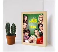 MZOwallpaper Poster De La Serie The Big Bang Theory Cuadro Decorativo Para Pared Ideal Para Sala De Estar Bar Cafetería O Decoración Del Hogar 50X70 Cm Sin Marco