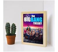 MZOwallpaper Poster De La Serie The Big Bang Theory Cuadro Decorativo Para Pared Ideal Para Sala De Estar Bar Cafetería O Decoración Del Hogar 50X70 Cm Sin Marco
