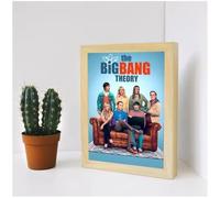 MZOwallpaper Poster De La Serie The Big Bang Theory Cuadro Decorativo Para Pared Ideal Para Sala De Estar Bar Cafetería O Decoración Del Hogar 50X70 Cm Sin Marco