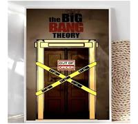 MZOwallpaper Poster De La Serie The Big Bang Theory Cuadro Decorativo Para Pared Ideal Para Sala De Estar Bar Cafetería O Decoración Del Hogar 50X70 Cm Sin Marco