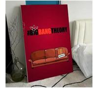 MZOwallpaper Poster De La Serie The Big Bang Theory Cuadro Decorativo Para Pared Ideal Para Sala De Estar Bar Cafetería O Decoración Del Hogar 50X70 Cm Sin Marco