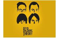 MZOwallpaper Poster De La Serie The Big Bang Theory Cuadro Decorativo Para Pared Ideal Para Sala De Estar Bar Cafetería O Decoración Del Hogar 50X70 Cm Sin Marco
