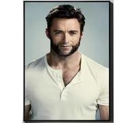 MZOwallpaper Poster Pósteres Vintage De Hugh Jackman Retratos Fotos Imágenes Decoración De Cafeterías Bares Y Hogares 50X70 Cm Sin Marco