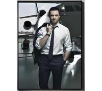 MZOwallpaper Poster Pósteres Vintage De Hugh Jackman Retratos Fotos Imágenes Decoración De Cafeterías Bares Y Hogares 50X70 Cm Sin Marco