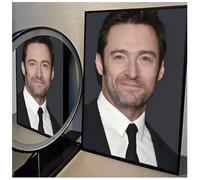 MZOwallpaper Poster Pósteres Vintage De Hugh Jackman Retratos Fotos Imágenes Decoración De Cafeterías Bares Y Hogares 50X70 Cm Sin Marco