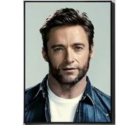 MZOwallpaper Poster Pósteres Vintage De Hugh Jackman Retratos Fotos Imágenes Decoración De Cafeterías Bares Y Hogares 50X70 Cm Sin Marco