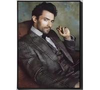 MZOwallpaper Poster Pósteres Vintage De Hugh Jackman Retratos Fotos Imágenes Decoración De Cafeterías Bares Y Hogares 50X70 Cm Sin Marco