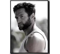 MZOwallpaper Poster Pósteres Vintage De Hugh Jackman Retratos Fotos Imágenes Decoración De Cafeterías Bares Y Hogares 50X70 Cm Sin Marco