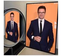 MZOwallpaper Poster Pósteres Vintage De Hugh Jackman Retratos Fotos Imágenes Decoración De Cafeterías Bares Y Hogares 50X70 Cm Sin Marco