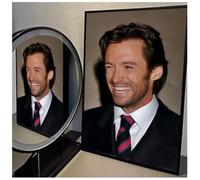 MZOwallpaper Poster Pósteres Vintage De Hugh Jackman Retratos Fotos Imágenes Decoración De Cafeterías Bares Y Hogares 50X70 Cm Sin Marco