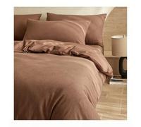 MZP Funda nórdica 4 Piezas 100% algodón Juego de edredón Estampado Vegetal 2 Personas por Duvet cover200x230cm Sábana Bajera15/180x200 Fundas de Almohada48x74cm(Red A,Queen)