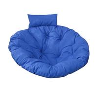 MZPOZB Cojín para Silla Colgante Cojín Grueso for Silla Papasan, cómodo y Colgante, for hamacas, Columpios reclinables, for Interior, 100 x cm(Dark Blue,110)