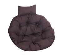 MZPOZB Cojín para Silla Colgante Cojín Grueso for Silla Papasan, cómodo y Colgante, for hamacas, Columpios reclinables, for Interior, 100 x cm(Dark Coffee,115CM)