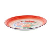 MZPOZB Enamel Plate Fruit Serving Food Tray Kitchen Multifunctional