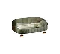 MZPOZB Estanteria Baño Bandeja organizadora de Perfume for el cuidado la piel, tocador, encimera, estante almacenamiento cosméticos, caja maquillaje anticaída, elementos esenciales belleza(Color-C)