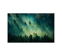 MZPOZB Fondo Acuario Póster Adhesivo de Fondo for Acuario Bosque, Piedra Roca, Papel Tapiz Autoadhesivo for pecera(40x80cm)