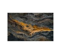 MZPOZB Fondo Acuario Póster de Fondo Acuario 3D, Adhesivo PVC, pecera, Roca(Color3,50x80cm)