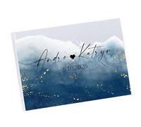 MZPOZB Libro de firmas Boda Blanco Personalizado, Sr. y Sra., decoración, Mensaje, álbum Fotos, Regalos(Color-11)