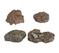 MZPOZB Piedras De Imitación 4pcs Miniature Decorative Rocks Simulation Stones Ornament Durable Material Fairy Garden Crafts