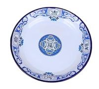 MZPOZB Thickened 26-40cm Vintage Enamel Tea Tray, Serving Dish(32cm-F)