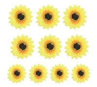 MZRAN 10 lotes de pinzas para el pelo de girasol brillante, a la moda, ligeras, para mujeres de moda