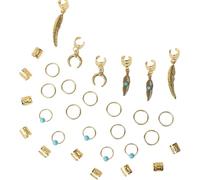 MZRAN 31 piezas elegantes accesorios de primavera para rastas, decoración para el cabello, postizos cómodos y elegantes para cualquier ocasión