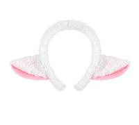 MZRAN Accesorios de disfraz de animal de oveja, diadema de oveja, falda de cola, disfraz de cordero para mujeres y niñas, Halloween, cosplay, uso diario