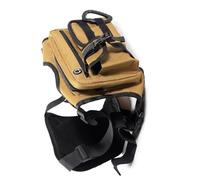 MZRAN Active Lifestyle - Bolsa de pecho con bolsillos organizativos, tela impermeable, transpirable, correa de hombro para hombre, bolsa cruzada para exteriores, Khaki