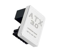 MZRAN Adaptadores de corriente de aleación de aluminio ABS GPU PCIe5.0 ATX3.0 compatibles sin herramientas para PC de escritorio, conectores de alimentación de PC de factor de forma pequeño
