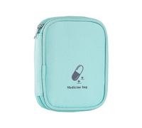 MZRAN Bolsa de primeros auxilios de viaje, bolsa vacía de almacenamiento de medicamentos vacía con múltiples compartimentos, pequeñas bolsas de primeros auxilios con cremallera, bolsa de medicina de