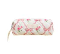MZRAN Bolsas de maquillaje de gran capacidad para mujer, bolsa de cosméticos de viaje, bolsa de lavado, bolsa de aseo de flores, bolsa de aseo acolchada, organizadores de cosméticos, Estilo A.