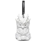 MZRAN Bolso cruzado con patrón Kylin de PVC para mujer, múltiples métodos de transporte, espacioso compartimento para uso diario, ligero, White, One Size