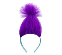 MZRAN Bonita diadema de tul con decoración para niños, diademas elásticas para juegos de rol, fiestas, fotografía, accesorios de vestir