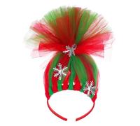 MZRAN Bonita diadema de tul con decoración para niños, diademas elásticas para juegos de rol, fiestas, fotografía, accesorios de vestir