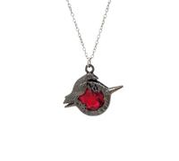 MZRAN Broche de cuervo, moderno y sofisticado pin de solapa de cuervo con diseños de aceite goteando, accesorio de contraste para suministros de fiesta disfraces, 45+5cm B, Metal