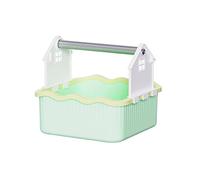 MZRAN Colector de residuos aviar adjunto a jaula para desarrollar hábitos de orinal y controlar la estación de inodoro de entrenamiento para ir al baño