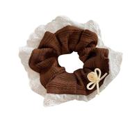 MZRAN Coleteros de encaje para el cabello para mujer, anillos elásticos para el cabello, cinta para el pelo estética, coletero para el pelo