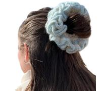 MZRAN Coleteros de pelo de ganchillo para mujer, anillos elásticos para el pelo, cinta para el pelo, coleta de caballo